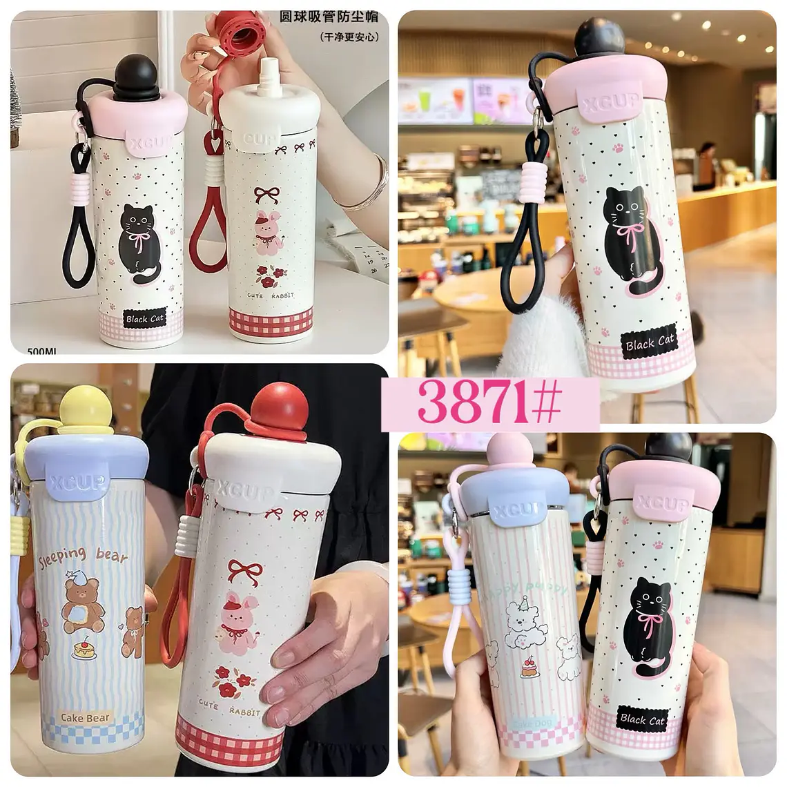 TERMO BEVERAGE CUP (KAWAII) DE 600ML CMOD# 3871/SN-222 🥤 8