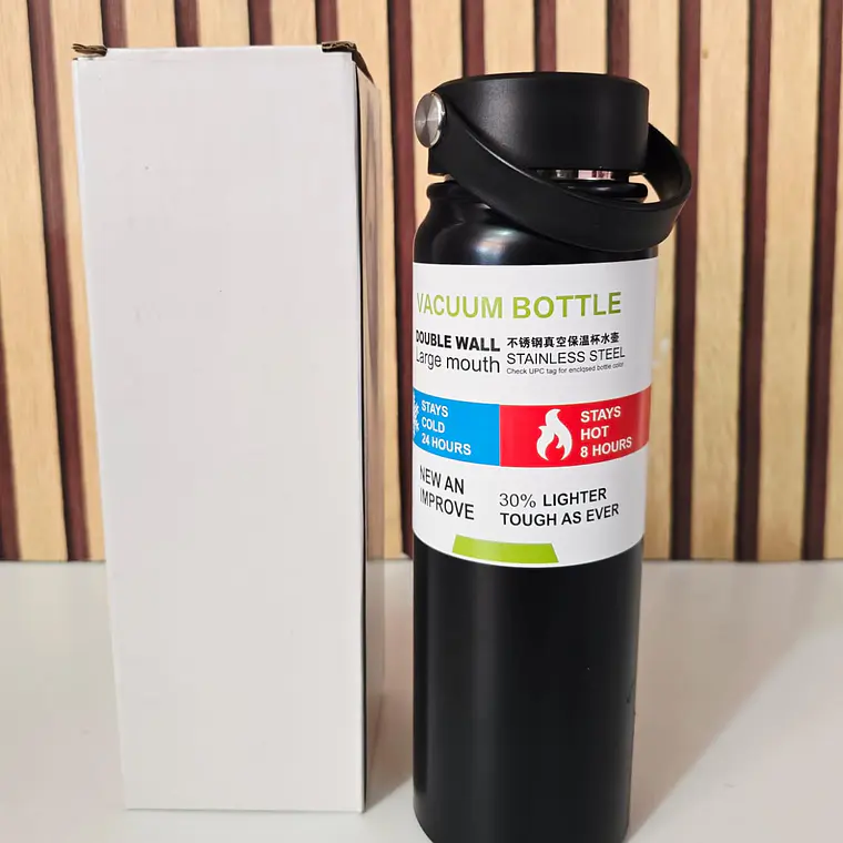 TERMO CON ASA DE 800ML COLORES LISOS MOD# 6868🥤 2