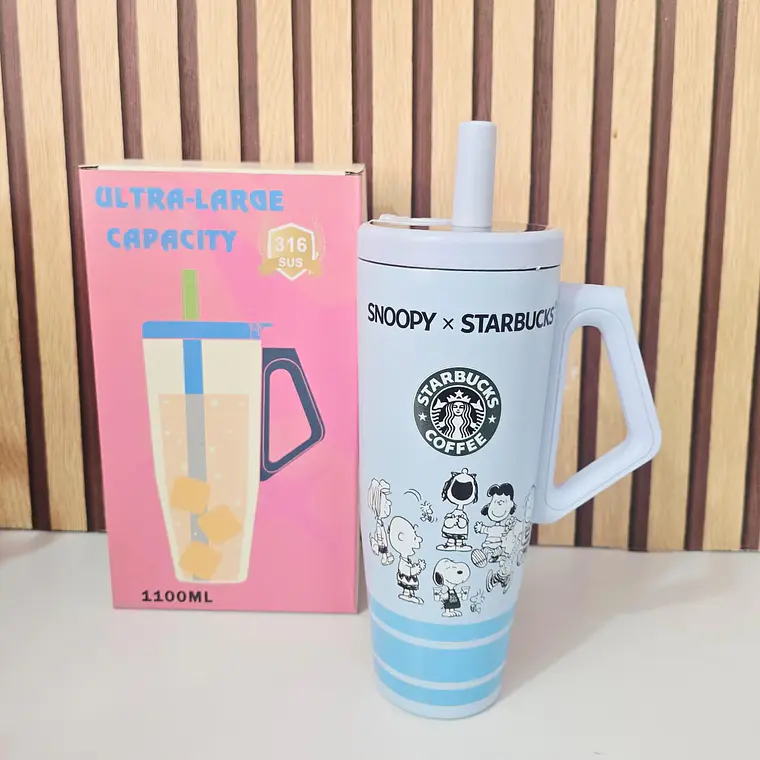 TERMO ESTILO STARBUCKS DE 1100ML 