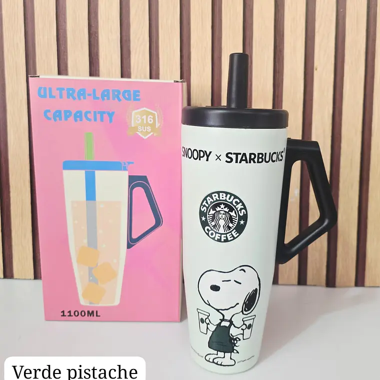TERMO ESTILO STARBUCKS DE 1100ML 