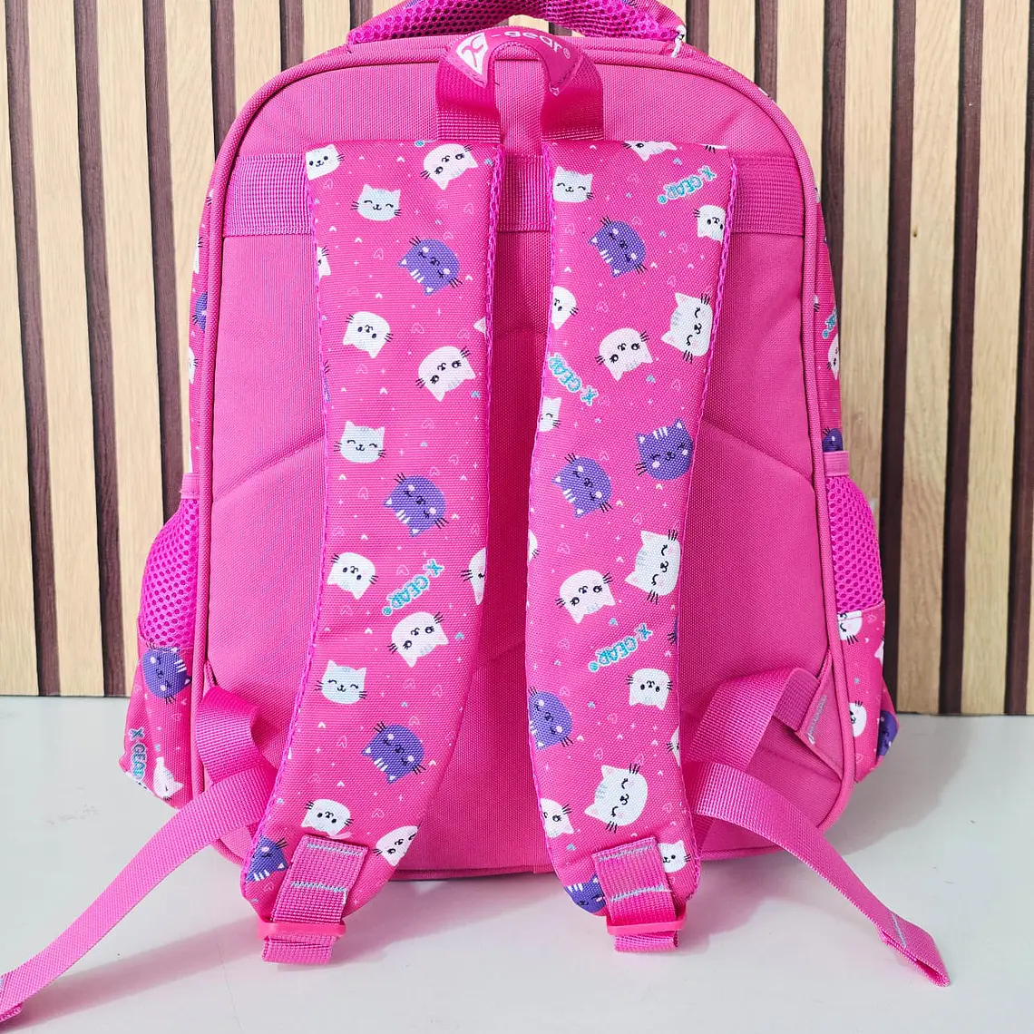 MOCHILA ORIGINAL X-GEAR PARA PREESCOLAR GATITOS MOD# XIN-0036 6