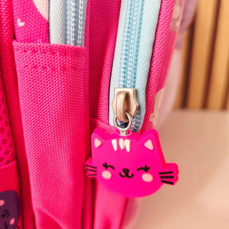 MOCHILA ORIGINAL X-GEAR PARA PREESCOLAR GATITOS MOD# XIN-0036 7
