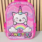 MOCHILA GATO UNICORNIO ORIGINAL X-GEAR PARA PRIMARIA MOD# MIX1037 💖✨ - Miniatura 4