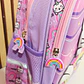 MOCHILA GATO UNICORNIO ORIGINAL X-GEAR PARA PRIMARIA MOD# MIX1037 💖✨ - Miniatura 6