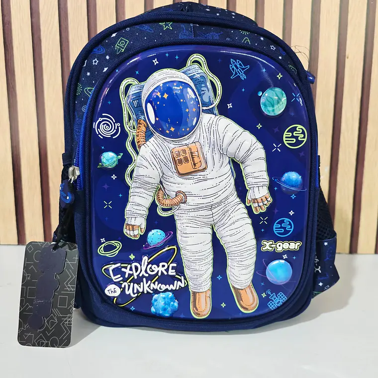 MOCHILITA ASTRONAUTA ORIGINAL X-GEAR PARA PREESCOLAR MOD# XIN-0028 2