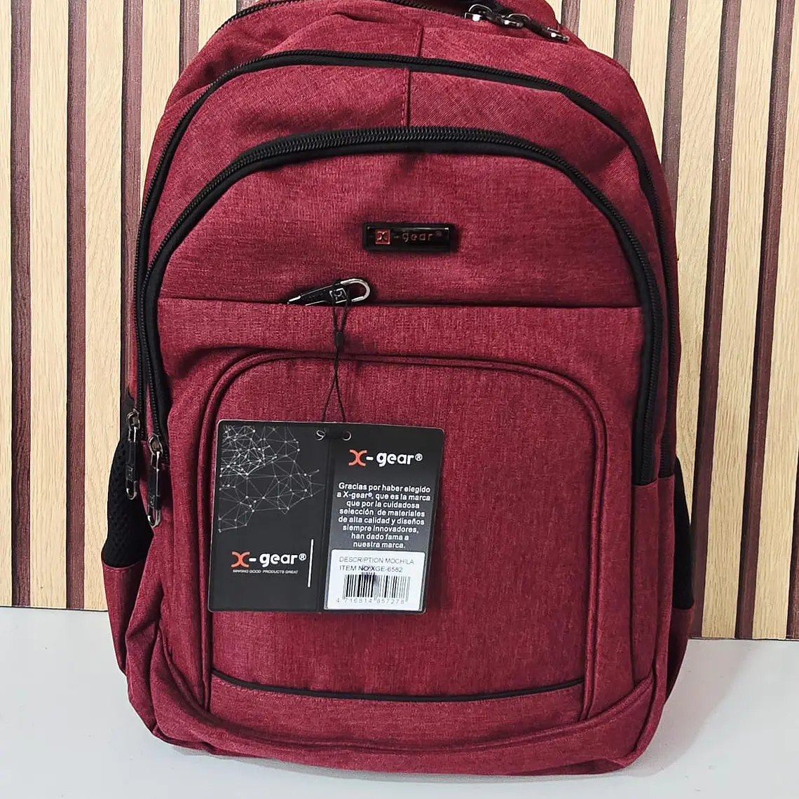 MOCHILA ORIGINAL X-GEAR PARA CABALLERO MOD# XGE-6582 2