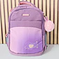 💜🥰 MOCHILA JUVENIL GOLDEN STAR MOD# DF-8934 - Miniatura 2