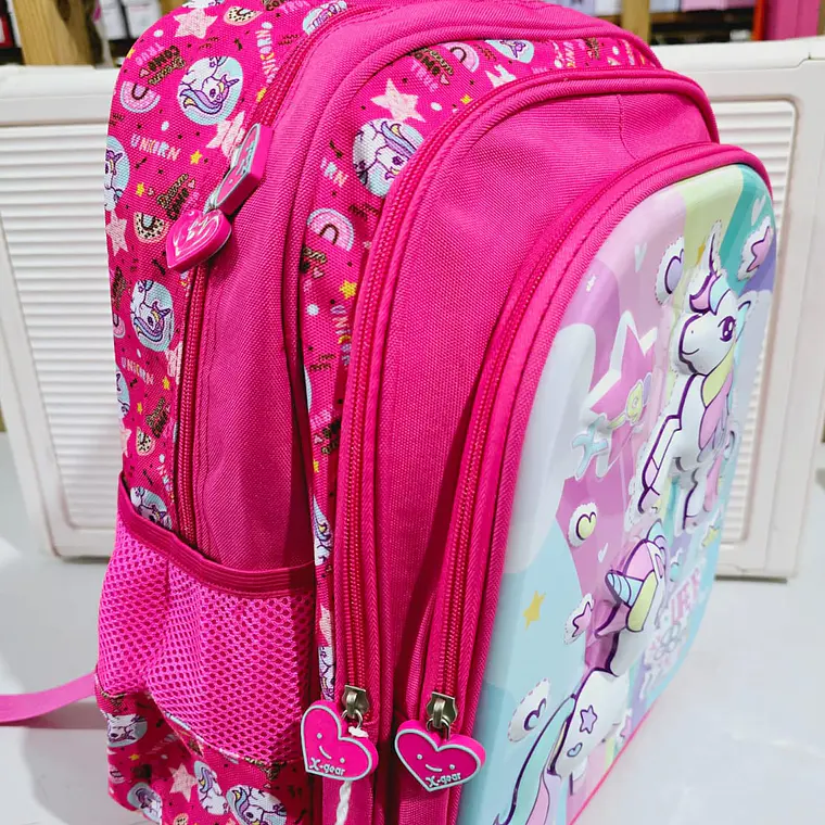 MOCHILA ORIGINAL X-GEAR DISEÑO UNICORNIO (PRIMARIA) MOD# XGE-6605 7