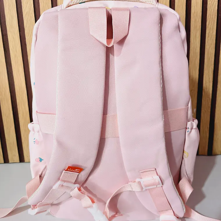 MOCHILA JUVENIL CON MONEDERO FRESA 🍓  MOD# 8003 6