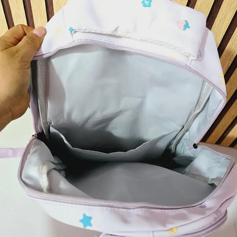 MOCHILA JUVENIL CON MONEDERO FRESA 🍓  MOD# 8003 8