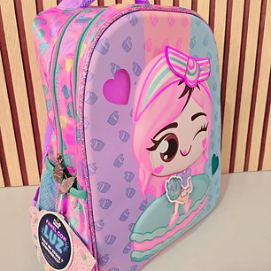MOCHILA RUZ ORIGINAL NIÑA HELADO CON LUZ MOD# 183566