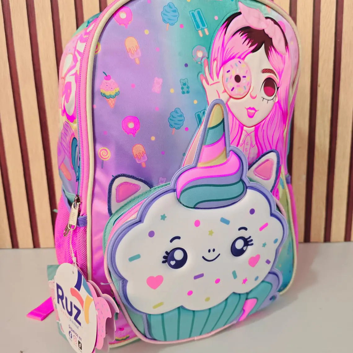 MOCHILA RUZ ORIGINAL ELSA CON LUZ MOD# 183554 2