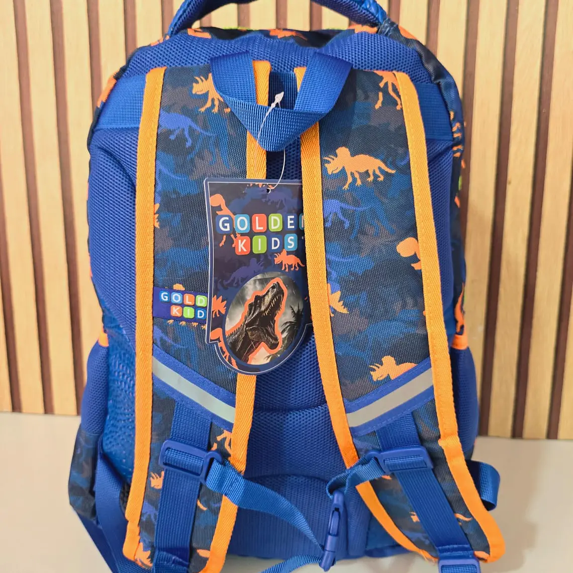 MOCHILA ORIGINAL GOLDEN KIDS DINOSAURIO MOD# MI0011 3