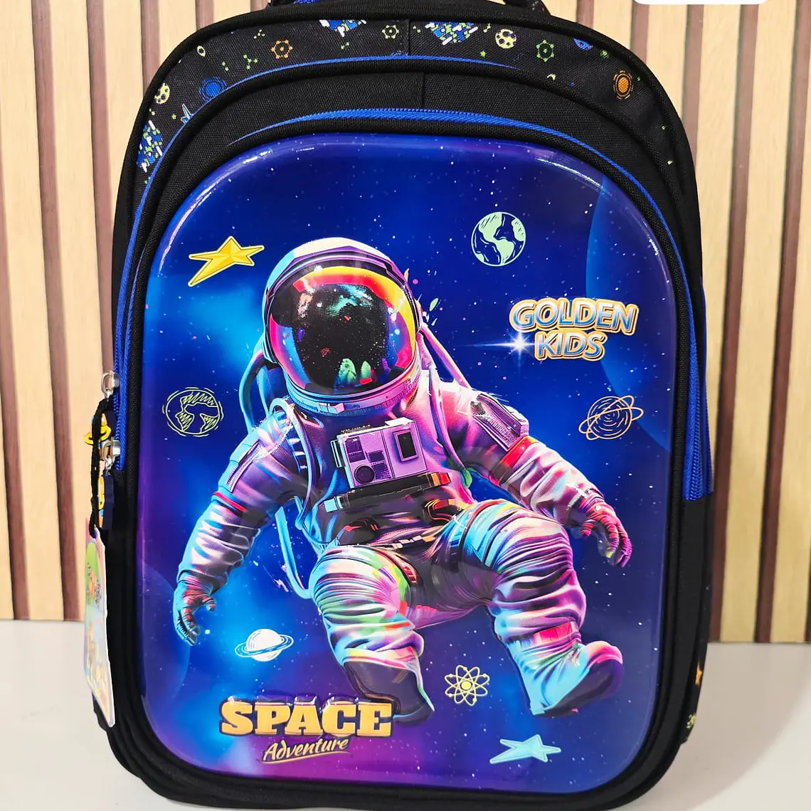 🪐☄️MOCHILA ASTRONAUTA ORIGINAL GOLDEN KIDS PARA PRIMARIA MOD#GX-160 1