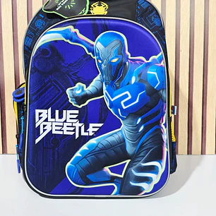 MOCHILA ORIGINAL DC PARA PRIMARIA BLUE BEETLE (BRILLA EN LA OSCURIDAD) MOD# 01733-MMPT000