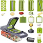 🍅🥒🥝 PICADOR DE VERDURAS MULTIFUNCIONAL 12 EN 1 MODELO #45191  🥝🥒🍅 - Miniatura 2