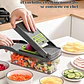 🍅🥒🥝 PICADOR DE VERDURAS MULTIFUNCIONAL 12 EN 1 MODELO #45191  🥝🥒🍅 - Miniatura 4