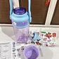 BOTE ESTILO KAWAII PARA AGUA DE 750 ML (ENJOY LIFE) MOD# X-124S- COPIAR - Miniatura 9
