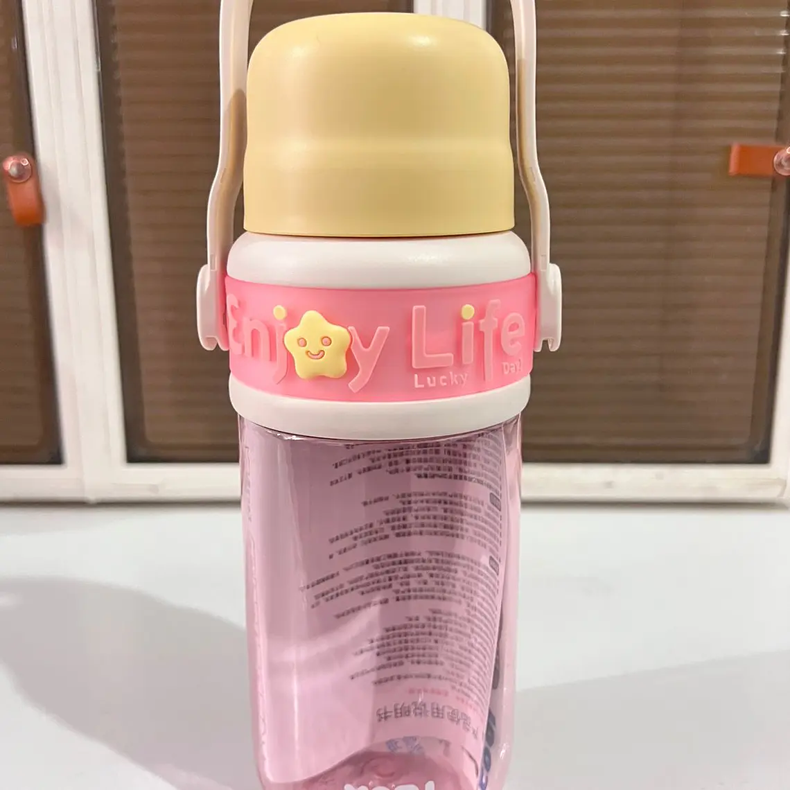 BOTE ESTILO KAWAII PARA AGUA DE 750 ML (ENJOY LIFE) MOD# X-124S- COPIAR 1