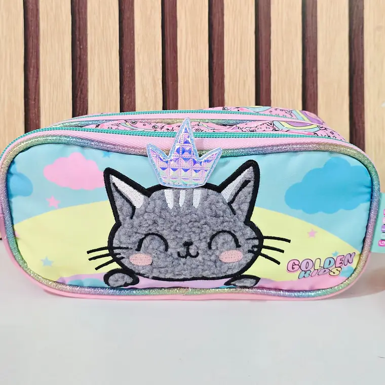 LAPICERA  ORIGINAL GATO CORONA GOLDEN KIDS MOD# MI0001-PC 1