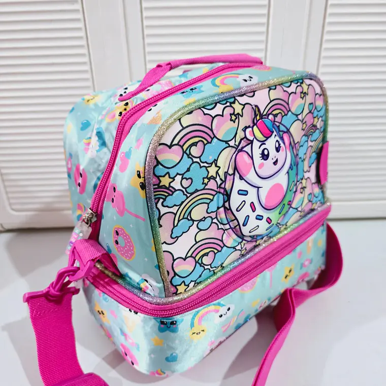 LONCHERA  ORIGINAL UNICORNIO DONA  GOLDEN KIDS MOD# 1666-LB 2