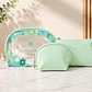 COMBO COSMETIQUERA TRANSPARENTE MOD# WL-1217 - Miniatura 2