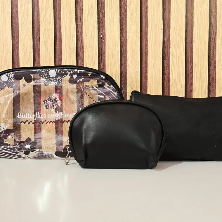 COMBO COSMETIQUERA TRANSPARENTE MOD# WL-1217 4