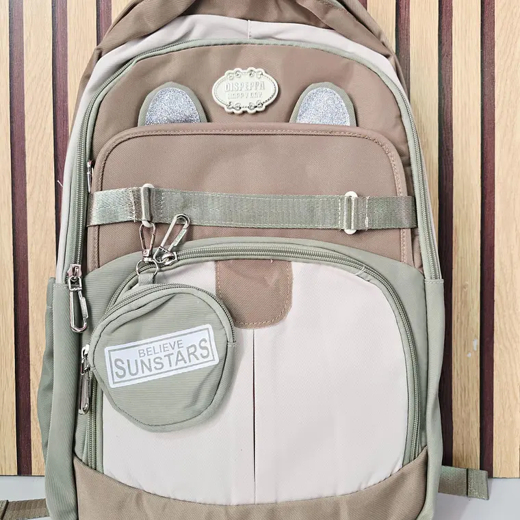 MOCHILA JUVENIL SUN STAR (OREJITAS Y MONEDERO) MOD# Y2777 4