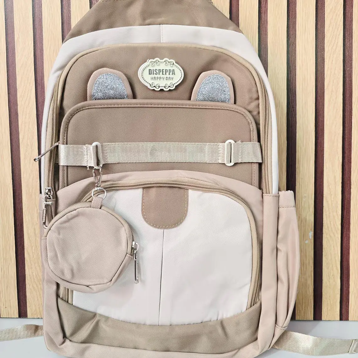 MOCHILA JUVENIL SUN STAR (OREJITAS Y MONEDERO) MOD# Y2777 9
