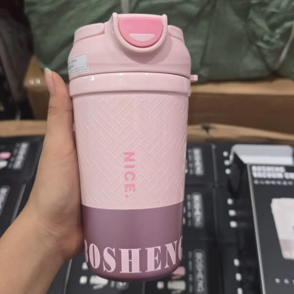 VASO TÉRMICO BOSHENG NICE DE 430ML MOD#BW2093 8