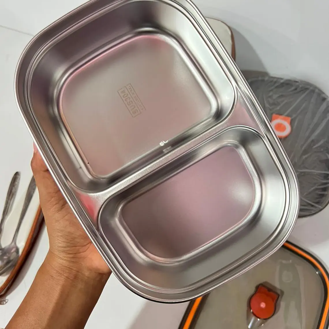 DUO LONCHERA CON 2 TUPPER TÉRMICOS LUNCH BOX CEREZAS MOD# 26-FH-006 6