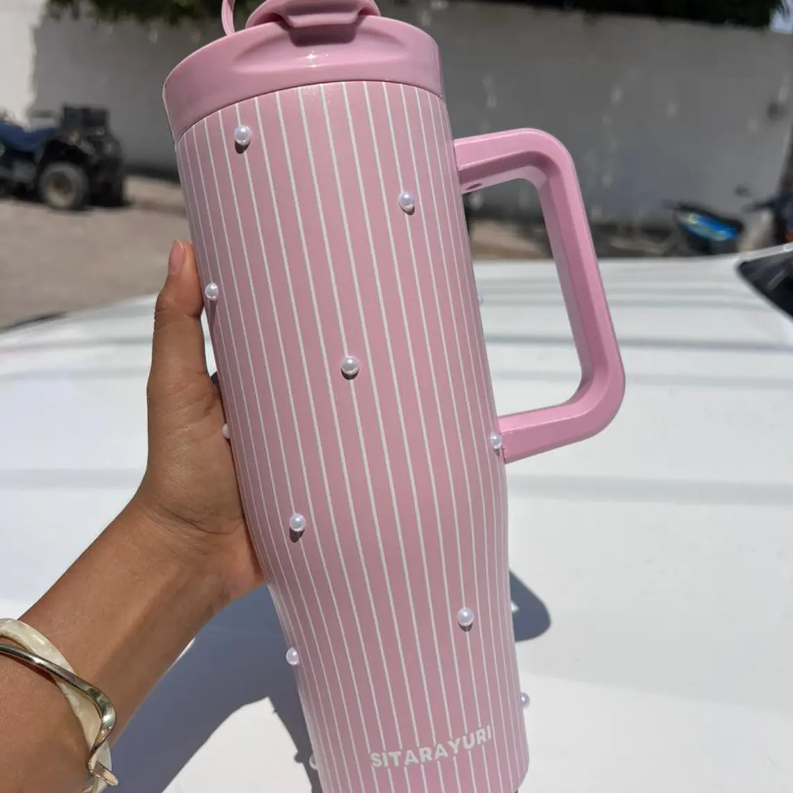 TERMO VACUUM CON PERLAS DE 1200ML MOD# ZF-085 6