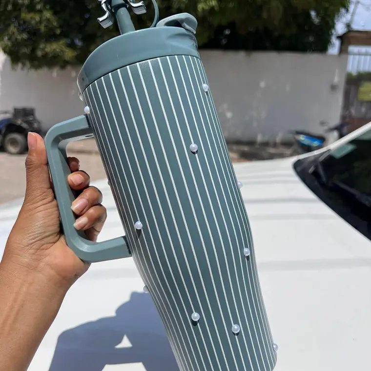 TERMO VACUUM CON PERLAS DE 1200ML MOD# ZF-085 8