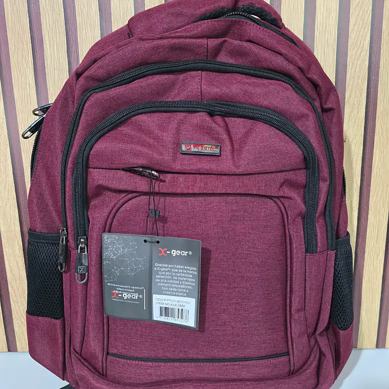 MOCHILA ORIGINAL X-GEAR JUVENIL PARA CABALLERO MOD# XGE-6582 1