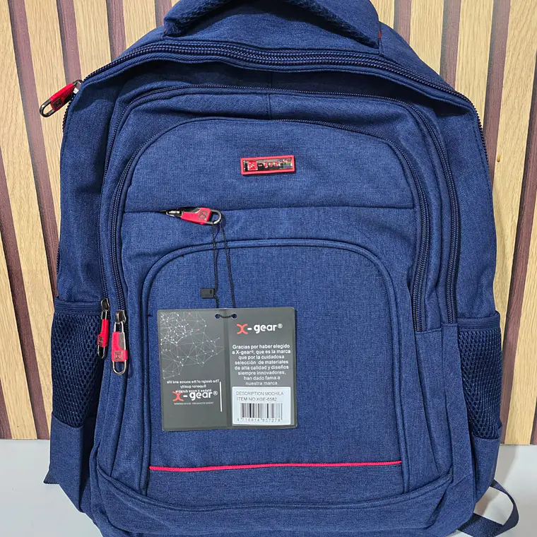 MOCHILA ORIGINAL X-GEAR JUVENIL PARA CABALLERO MOD# XGE-6582 3