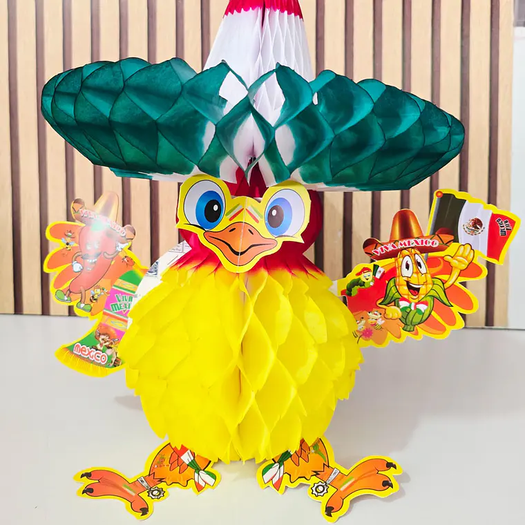 (ANIMALITOS) ADORNOS PATRIOS DE PAPEL CHINA 2
