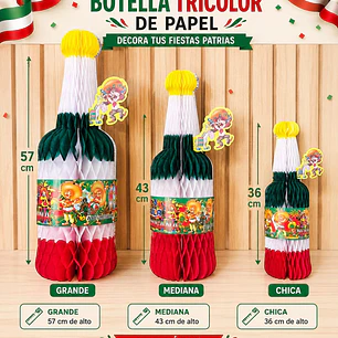 BOTELLA) ADORNO PATRIO MEDIANO GRANDE