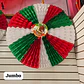 ROSETA TRICOLOR CON ESCUDO - Miniatura 2