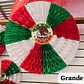 ROSETA TRICOLOR CON ESCUDO - Miniatura 3