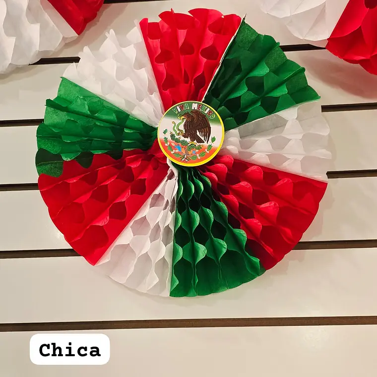 ROSETA TRICOLOR CON ESCUDO 4