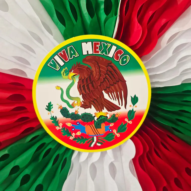 ROSETA TRICOLOR CON ESCUDO 5