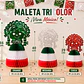 MUÑECA BRILLANTE MEXICANA CON VESTIDO DE PAPEL - Miniatura 1