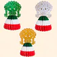MUÑECA BRILLANTE MEXICANA CON VESTIDO DE PAPEL - Miniatura 5