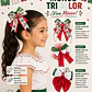 MOÑOS TRICOLOR PARA NIÑAS VARIOS MODELOS🥰 - Miniatura 1