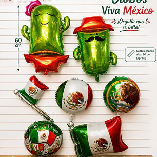 GLOBOS FESTIVOS VARIOS DISEÑOS💚🤍❤️