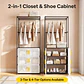 PERCHERO ORGANIZADOR MULTIFUNCIONAL CON ZAPATERA MOD #YH8826-4 - Miniatura 4