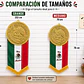 ESCUDO PATRIO CON GALLARDETE MEDIANO O GRANDE - Miniatura 1