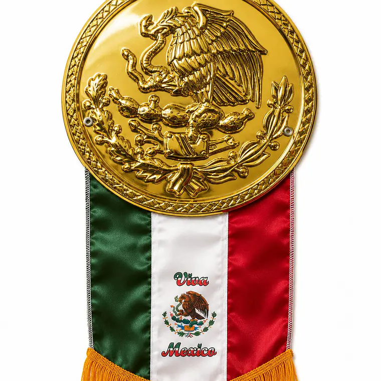 ESCUDO PATRIO CON GALLARDETE MEDIANO O GRANDE 4