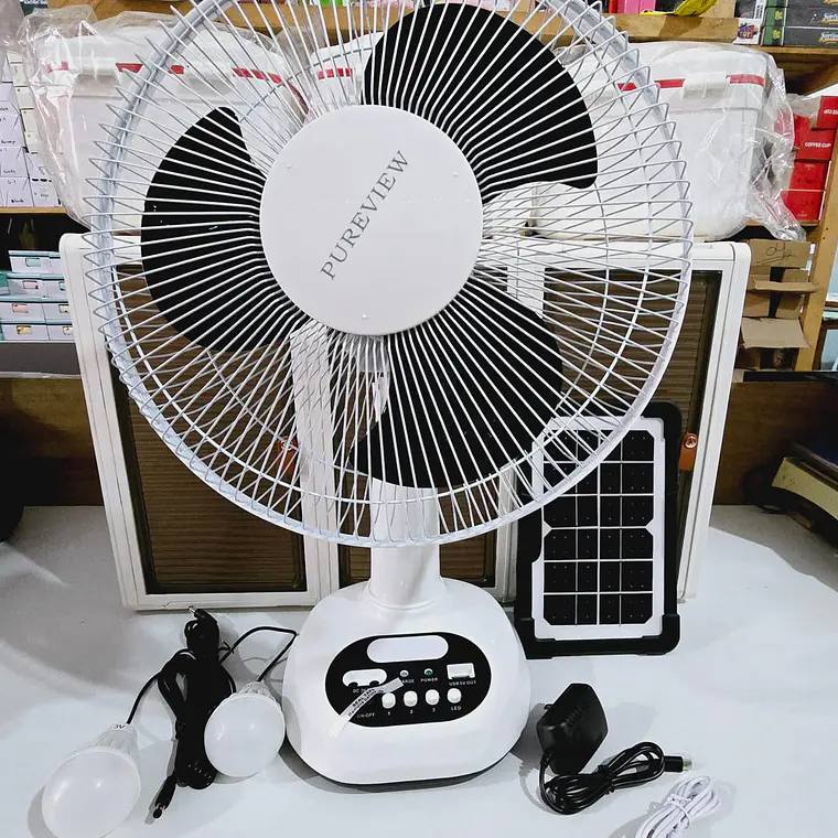 VENTILADOR SOLAR PORTATIL MOD# PV-L806 2