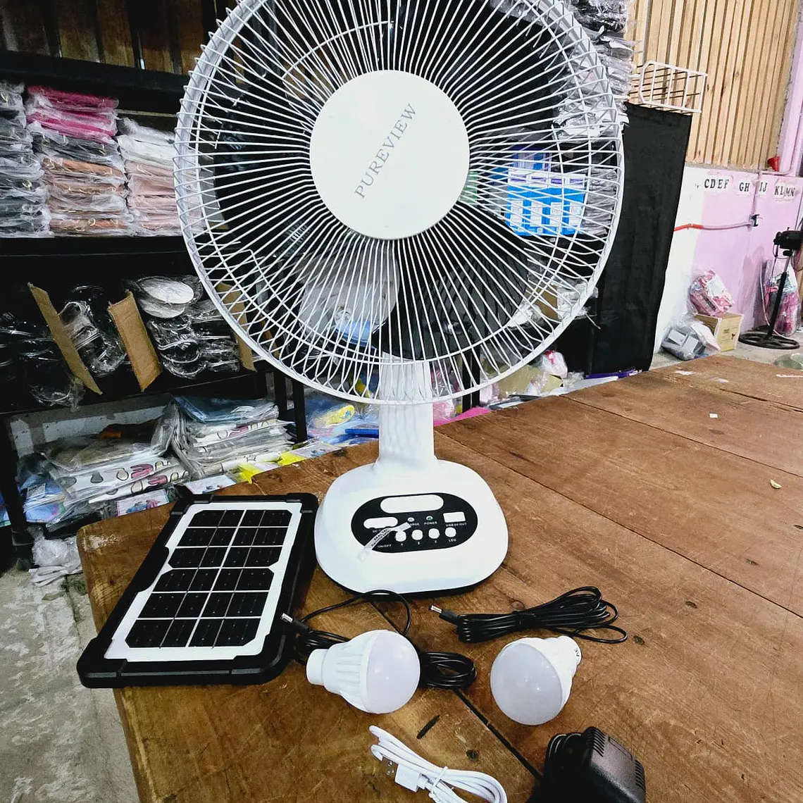 VENTILADOR SOLAR PORTATIL MOD# PV-L806 6